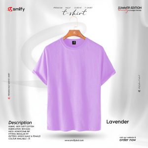 <br>𝐏𝐫𝐞𝐦𝐢𝐮𝐦 𝐇𝐚𝐥𝐟 𝐒𝐥𝐞𝐞𝐯𝐞 𝐓 𝐒𝐡𝐢𝐫𝐭</br> Color- Lavender