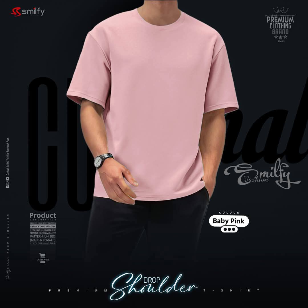 <br>𝗣𝗿𝗲𝗺𝗶𝘂𝗺 𝗗𝗿𝗼𝗽 𝗦𝗵𝗼𝘂𝗹𝗱𝗲𝗿<br> Color- Baby Pink