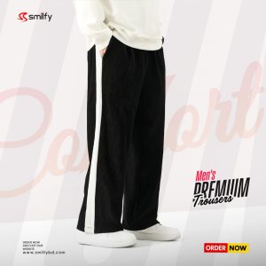 <br>Tarry Trouser<br>Black with White