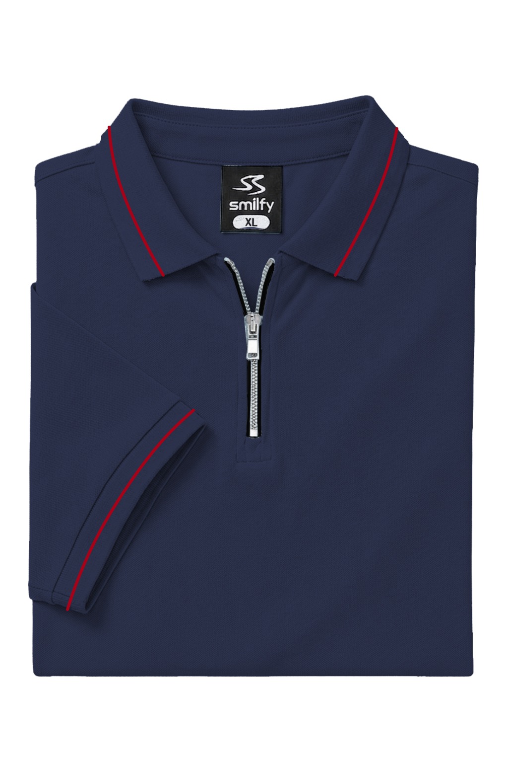 <br>๐๐๐ฅ๐ ๐๐ข๐ฉ ๐๐จ๐ฅ๐จ ๐๐ก๐ข๐ซ๐ญ<br>Color: Navy Blue<br> - Image 2